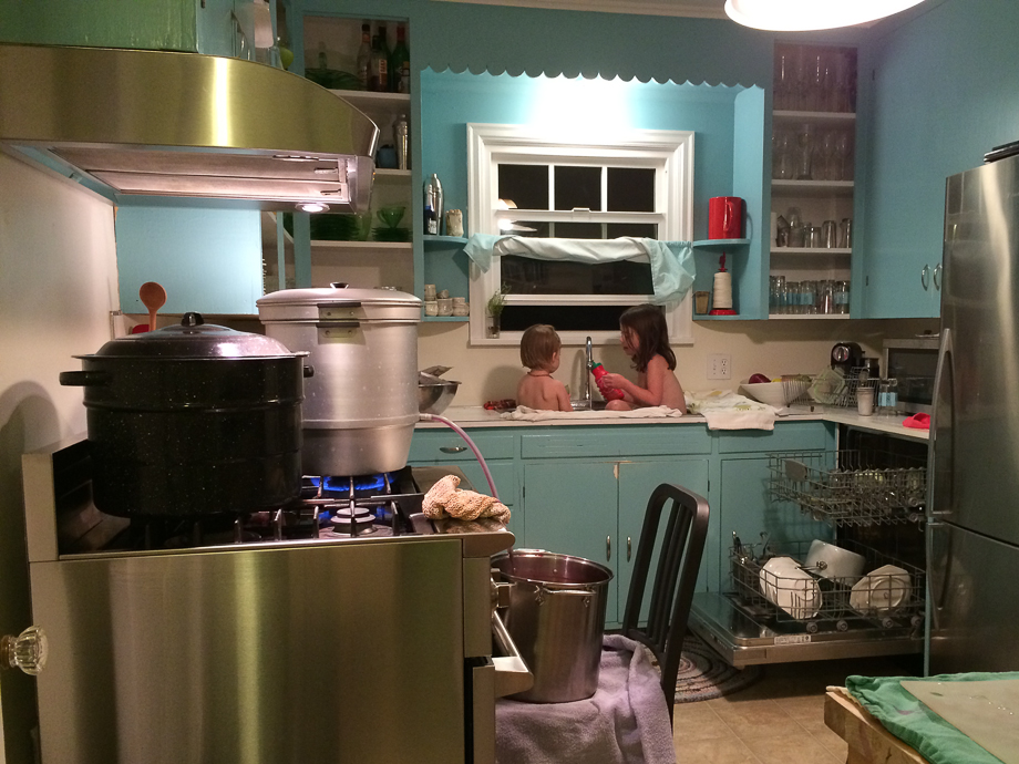 sept 25 kitchen mess 8-31-1