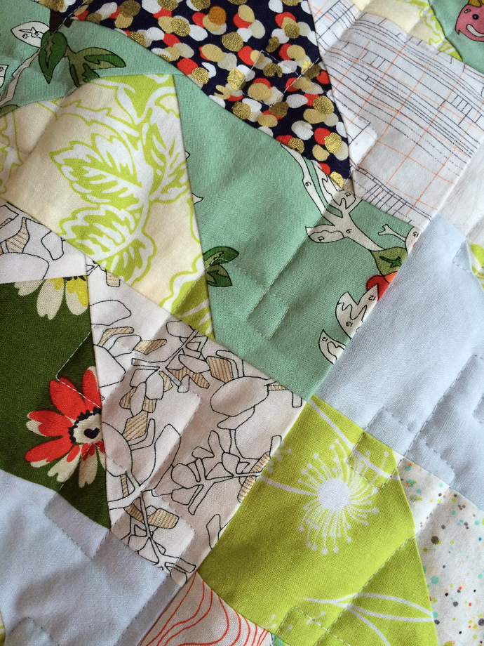 Matt and Krista’s wedding quilt Life in Color Photo